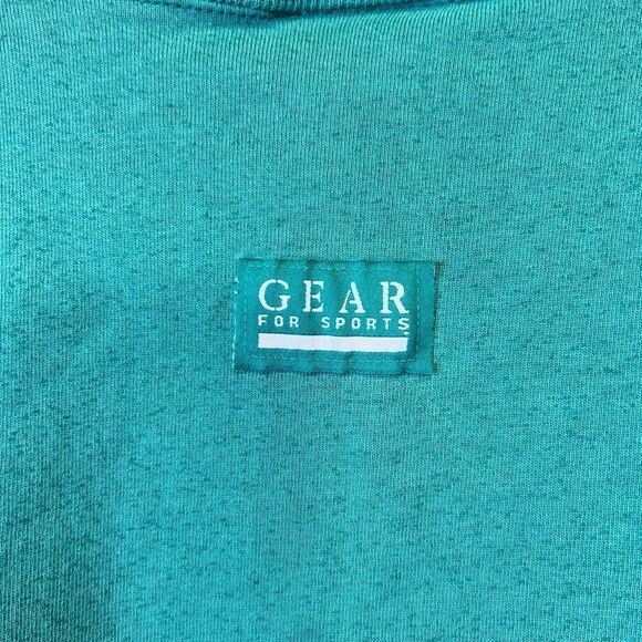 90s UNI GEAR Collegiate Crewneck Green Size XL - Picture 4 of 14